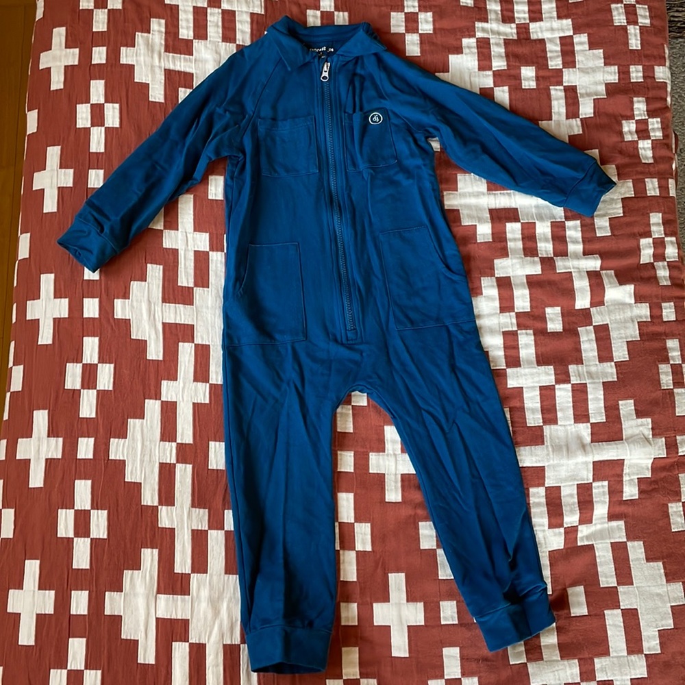 Dearest Joe Blue Cotton Utility Suit